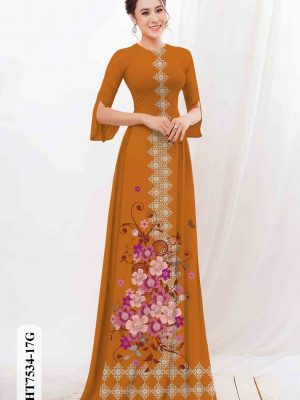 Vải áo dài hoa in 3D kiểu mới AD HT7534 18 1604037043 289 Vai ao dai hoa in 3D kieu moi AD HT7534