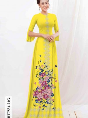 Vải áo dài hoa in 3D kiểu mới AD HT7534 19 1604037043 830 Vai ao dai hoa in 3D kieu moi AD HT7534