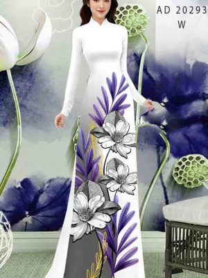 1604037236 39 Vai ao dai hoa in 3D thiet ke 2020 AD