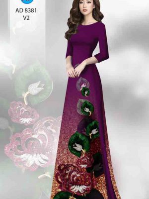 Vải áo dài hoa in 3D mới ra AD 8381 21 1604037498 863 Vai ao dai hoa in 3D moi ra AD 8381