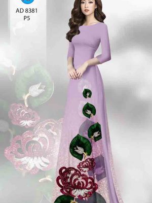 Vải áo dài hoa in 3D mới ra AD 8381 30 1604037499 367 Vai ao dai hoa in 3D moi ra AD 8381