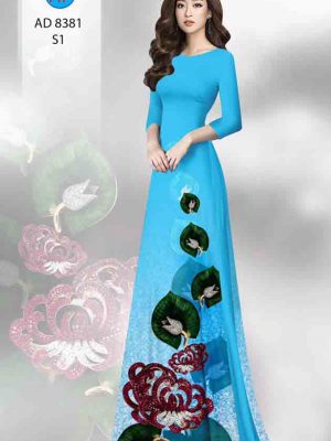 Vải áo dài hoa in 3D mới ra AD 8381 26 1604037499 440 Vai ao dai hoa in 3D moi ra AD 8381