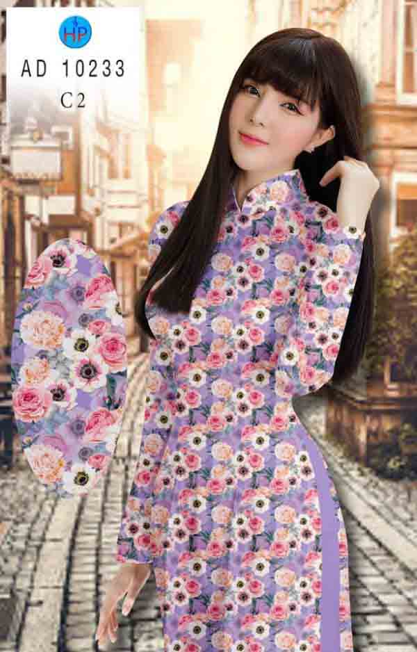 Vai ao dai hoa deu kieu moi AD 10233