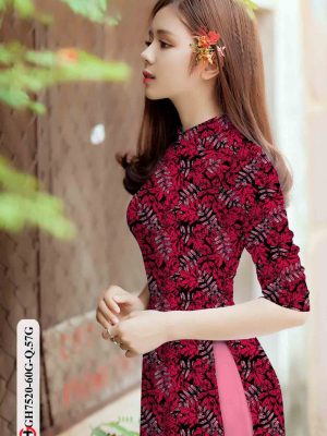 Vải áo dài hoa đều mới ra AD GH750 16 Vai ao dai hoa deu moi ra AD GH750