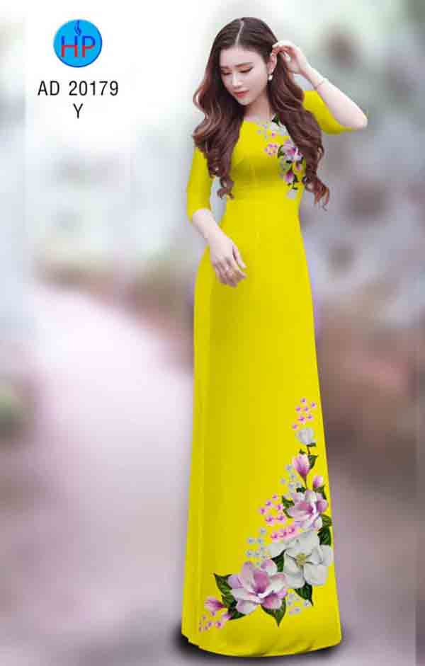 Vai ao dai hoa in 3D moi ra AD 20179