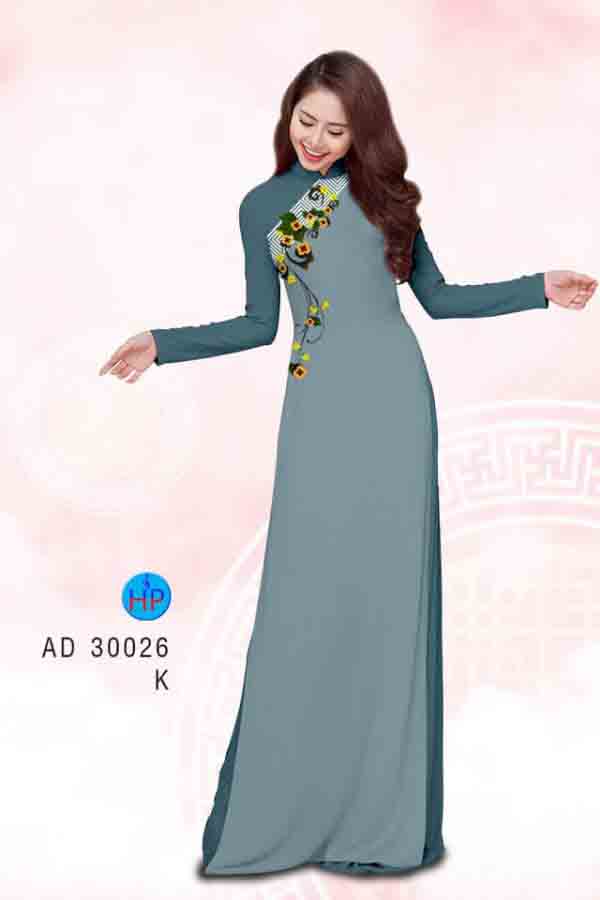 Vai ao dai hoa in 3D moi ra AD 30026