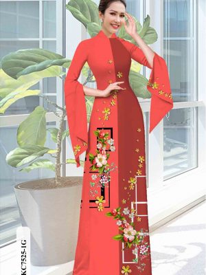 Vải áo dài hoa in 3D mới ra AD KC7525 16 Vai ao dai hoa in 3D moi ra AD KC7525