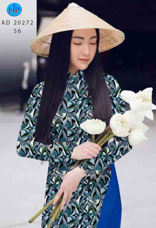 Vai ao dai hoa van moi ra AD 20272