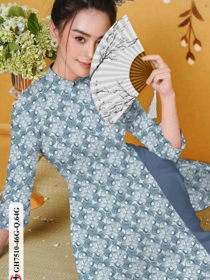 Vải áo dài hoa văn mới ra AD GH7510 16 Vai ao dai hoa van moi ra AD GH7510