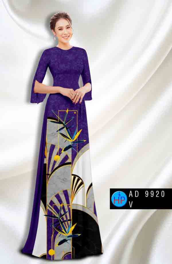 Vai ao dai hoa van thiet ke 2020 AD 9920