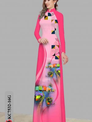 Vải áo dài phong cảnh mới ra AD KC7532 17 Vai ao dai phong canh moi ra AD KC7532