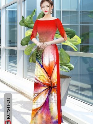 Vải áo dài hoa văn kiểu mới AD KC7541 18 1604370727 371 Vai ao dai hoa van kieu moi AD KC7541