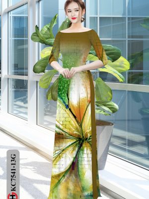 Vải áo dài hoa văn kiểu mới AD KC7541 21 1604370728 947 Vai ao dai hoa van kieu moi AD KC7541