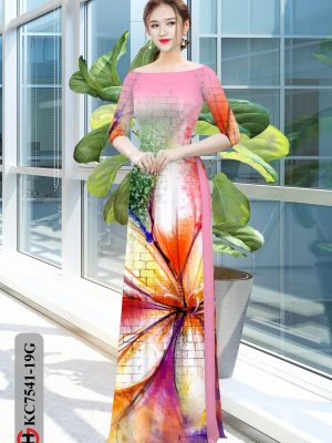 Vải áo dài hoa văn kiểu mới AD KC7541 23 1604370729 891 Vai ao dai hoa van kieu moi AD KC7541