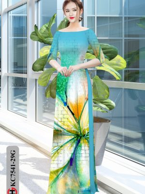 Vải áo dài hoa văn kiểu mới AD KC7541 27 1604370730 129 Vai ao dai hoa van kieu moi AD KC7541