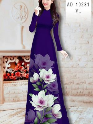 Vải áo dài hoa in 3D thiết kế 2020 AD 10231 20 1604371410 965 Vai ao dai hoa in 3D thiet ke 2020 AD