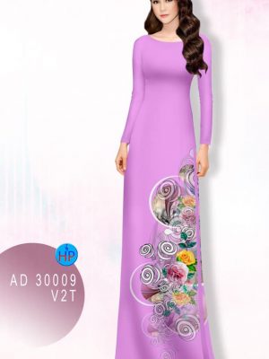 Vải áo dài hoa hồng mới ra AD 30009 35 1604371588 738 Vai ao dai hoa hong moi ra AD 30009