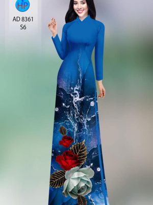 Vải áo dài hoa hồng kiểu mới AD 8361 27 1604372041 177 Vai ao dai hoa hong kieu moi AD 8361