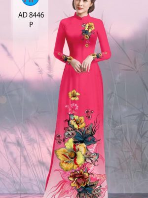 Vải áo dài hoa in 3D kiểu mới AD 8446 31 1604372288 736 Vai ao dai hoa in 3D kieu moi AD 8446