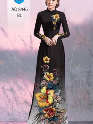 Vải áo dài hoa in 3D kiểu mới AD 8446 32 1604372288 902 Vai ao dai hoa in 3D kieu moi AD 8446