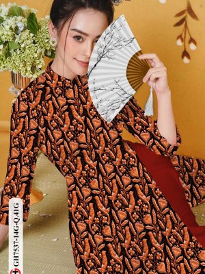 Vải áo dài hoa văn kiểu mới AD GH7537 19 1604373766 627 Vai ao dai hoa van kieu moi AD GH7537