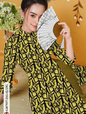 Vải áo dài hoa văn kiểu mới AD GH7537 20 1604373766 721 Vai ao dai hoa van kieu moi AD GH7537