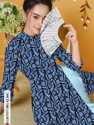 Vải áo dài hoa văn kiểu mới AD GH7537 24 1604373767 977 Vai ao dai hoa van kieu moi AD GH7537