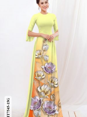 Vải áo dài hoa in 3D kiểu mới AD HT7545 20 1604373910 41 Vai ao dai hoa in 3D kieu moi AD HT7545
