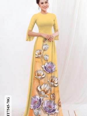 Vải áo dài hoa in 3D kiểu mới AD HT7545 24 1604373911 309 Vai ao dai hoa in 3D kieu moi AD HT7545
