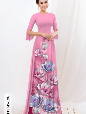 Vải áo dài hoa in 3D kiểu mới AD HT7545 26 1604373912 106 Vai ao dai hoa in 3D kieu moi AD HT7545