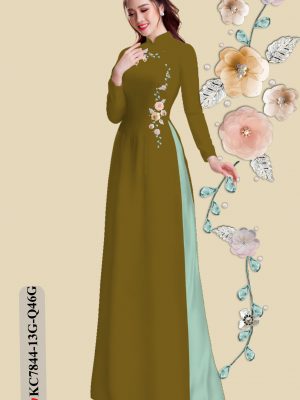 Vải áo dài hoa in 3D thiết kế 2020 AD KC7844 21 1604374331 230 Vai ao dai hoa in 3D thiet ke 2020 AD