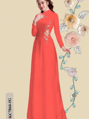 Vải áo dài hoa in 3D thiết kế 2020 AD KC7844 19 1604374331 737 Vai ao dai hoa in 3D thiet ke 2020 AD