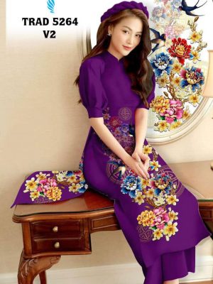 Vải áo dài hoa in 3D mới ra AD CT4003 27 1604374977 601 Vai ao dai hoa in 3D moi ra AD CT4003