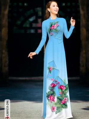 Vải áo dài hoa in 3D thiết kế 2020 AD GH5133 23 1604375302 515 Vai ao dai hoa in 3D thiet ke 2020 AD