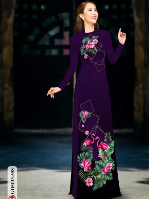 Vải áo dài hoa in 3D thiết kế 2020 AD GH5133 25 1604375303 564 Vai ao dai hoa in 3D thiet ke 2020 AD