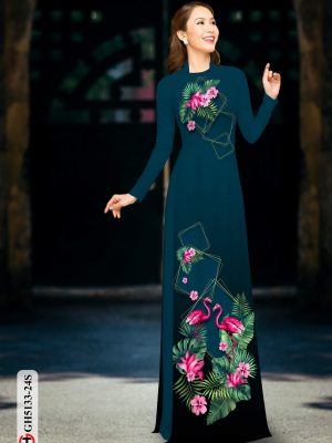 Vải áo dài hoa in 3D thiết kế 2020 AD GH5133 27 1604375303 571 Vai ao dai hoa in 3D thiet ke 2020 AD