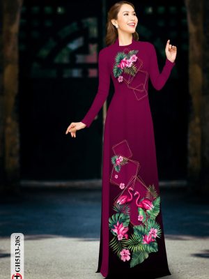 Vải áo dài hoa in 3D thiết kế 2020 AD GH5133 30 1604375303 609 Vai ao dai hoa in 3D thiet ke 2020 AD