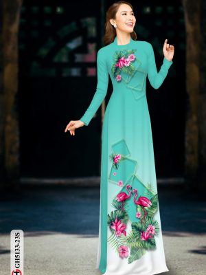 Vải áo dài hoa in 3D thiết kế 2020 AD GH5133 26 1604375303 658 Vai ao dai hoa in 3D thiet ke 2020 AD