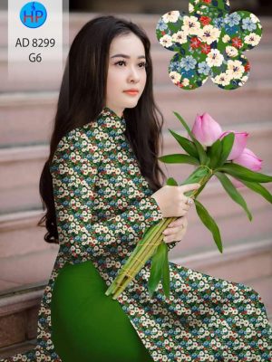 Vải áo dài hoa nhí mới ra AD 8299 20 1604375645 701 Vai ao dai hoa nhi moi ra AD 8299