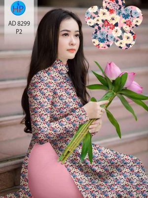 Vải áo dài hoa nhí mới ra AD 8299 24 1604375646 65 Vai ao dai hoa nhi moi ra AD 8299