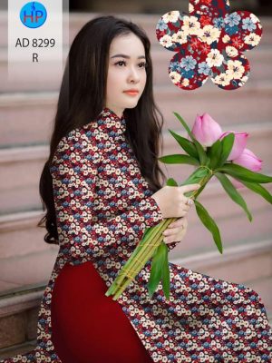 Vải áo dài hoa nhí mới ra AD 8299 28 1604375647 874 Vai ao dai hoa nhi moi ra AD 8299