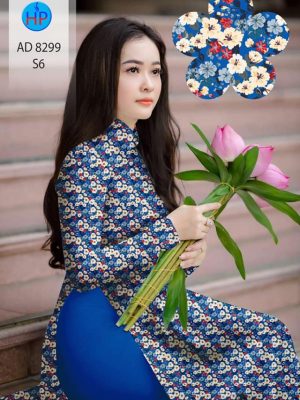 Vải áo dài hoa nhí mới ra AD 8299 34 1604375648 579 Vai ao dai hoa nhi moi ra AD 8299