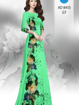 Vải áo dài hoa sen mới ra AD 8455 25 1604547816 596 Vai ao dai hoa sen moi ra AD 8455