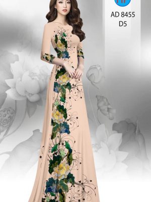 Vải áo dài hoa sen mới ra AD 8455 27 1604547817 409 Vai ao dai hoa sen moi ra AD 8455