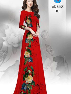Vải áo dài hoa sen mới ra AD 8455 30 1604547818 208 Vai ao dai hoa sen moi ra AD 8455