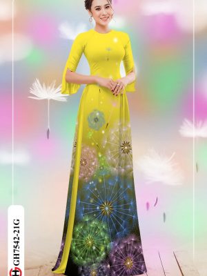 Vải áo dài hoa bồ công anh thiết kế 2020 AD GH7542 23 1604549009 52 Vai ao dai hoa bo cong anh thiet ke 2020