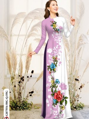 Vải áo dài hoa in 3D mới ra AD GH7554 18 1604549206 587 Vai ao dai hoa in 3D moi ra AD GH7554
