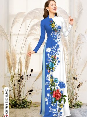Vải áo dài hoa in 3D mới ra AD GH7554 23 1604549207 447 Vai ao dai hoa in 3D moi ra AD GH7554