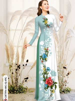 Vải áo dài hoa in 3D mới ra AD GH7554 29 1604549208 184 Vai ao dai hoa in 3D moi ra AD GH7554