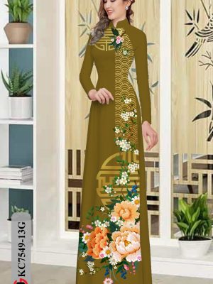 Vải áo dài hoa cẩm chướng thiết kế 2020 AD KC7549 18 1604549768 65 Vai ao dai hoa cam chuong thiet ke 2020 AD